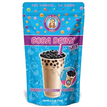 Premium TRADITIONAL MILK TEA Boba/Bubble Tea Drink Mix Powder By Buddha Bubbles Boba 2.2 Pounds / 1 Kg