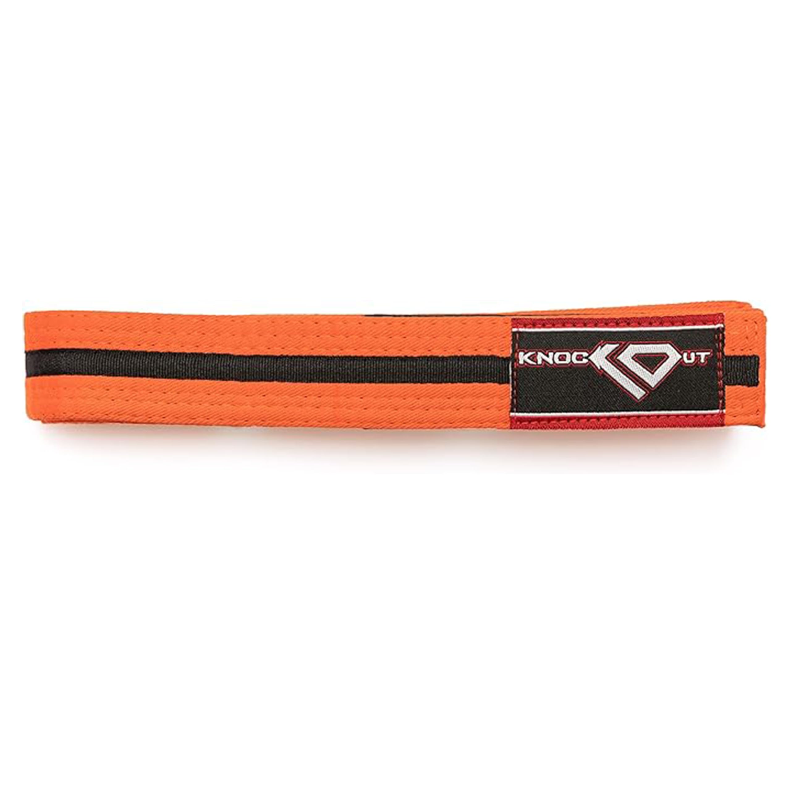 KO Sports Youth Brazilian Jiu Jitsu Gi Belt for Kids Ages 4-18, M00-A6