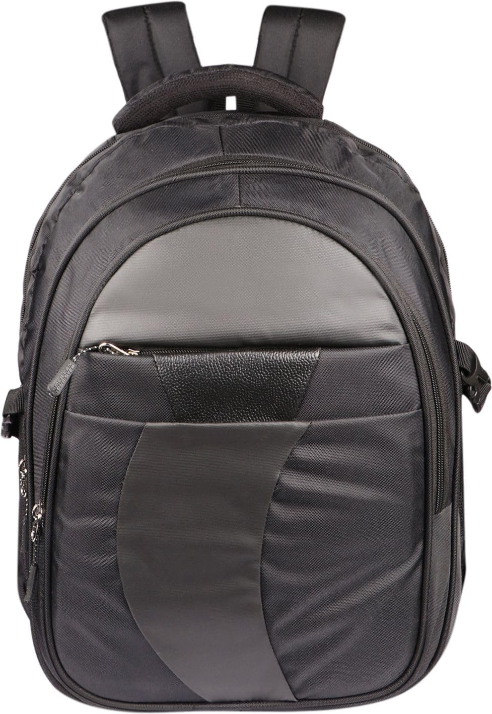 shifa 35L Durable Polyester Casual Backpack | Ergonomic Lightweight Travel School College Bag for Men and Women (Black)-picture-46