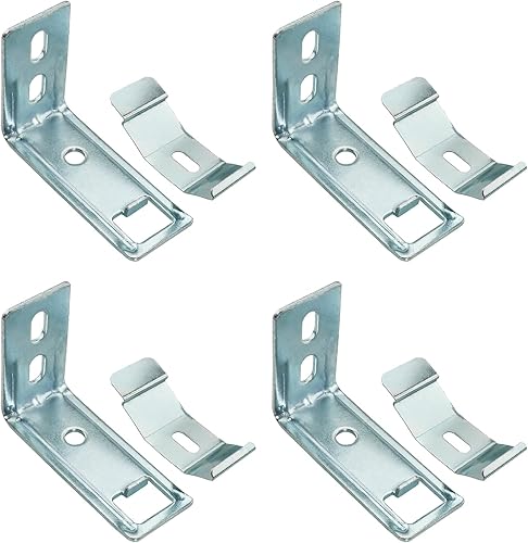 Miniatura 4 de 4 juegos de persianas verticales en forma de L Soporte de montaje de persianas verticales, marco de extensión de persiana con clip