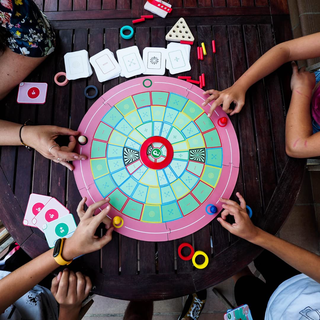 OLYMPLAKKS | Multisport-Brettspiel | Von 7 bis 99 Jahren | 2 bis 5 Spieler | + 10 Sportarten | + 100 Sport Tests | für Kinder und Erwachsene | Geschicklichkeitsspiel | für die ganze Familie