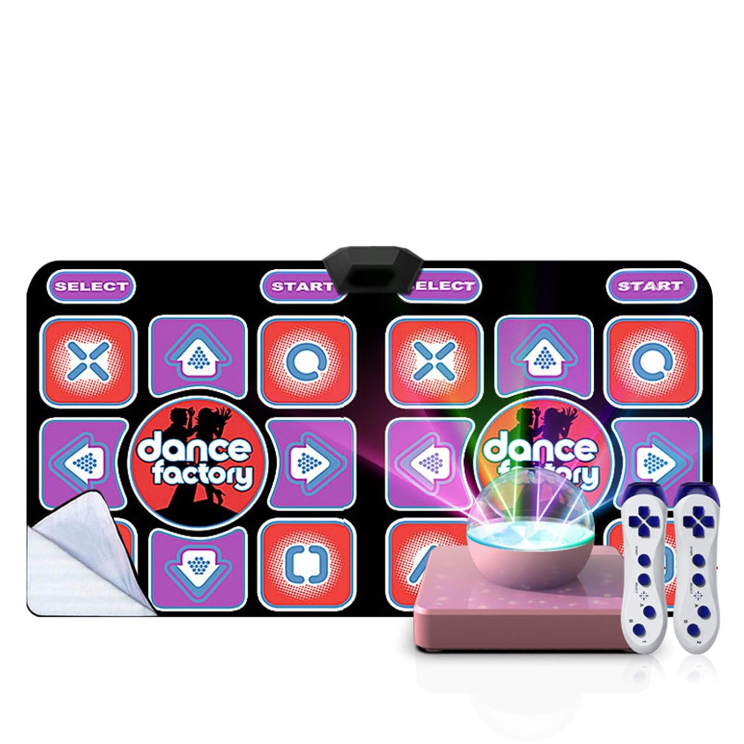 Step Dance mat Male and Female Dance Mat Double Computer TV Dual-use, Somatosensory Dance Machine Dancer Step Pads (Color : Upgrade 4 30mm) (1)