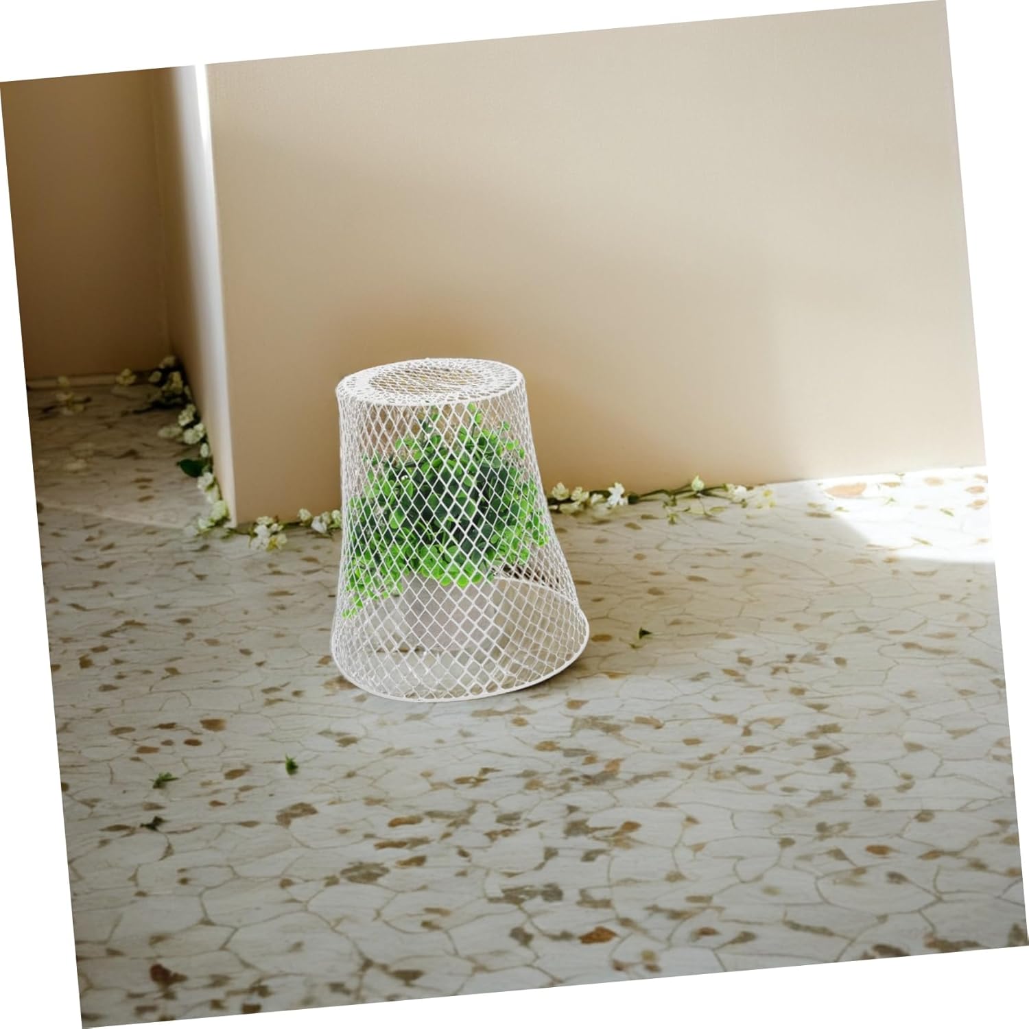 BESPORTBLE 1Set Metal Plant Protection Cage Durable Garden Cloche for and Vegetables Easy with Chicken Wire Covers and Ground Stakes