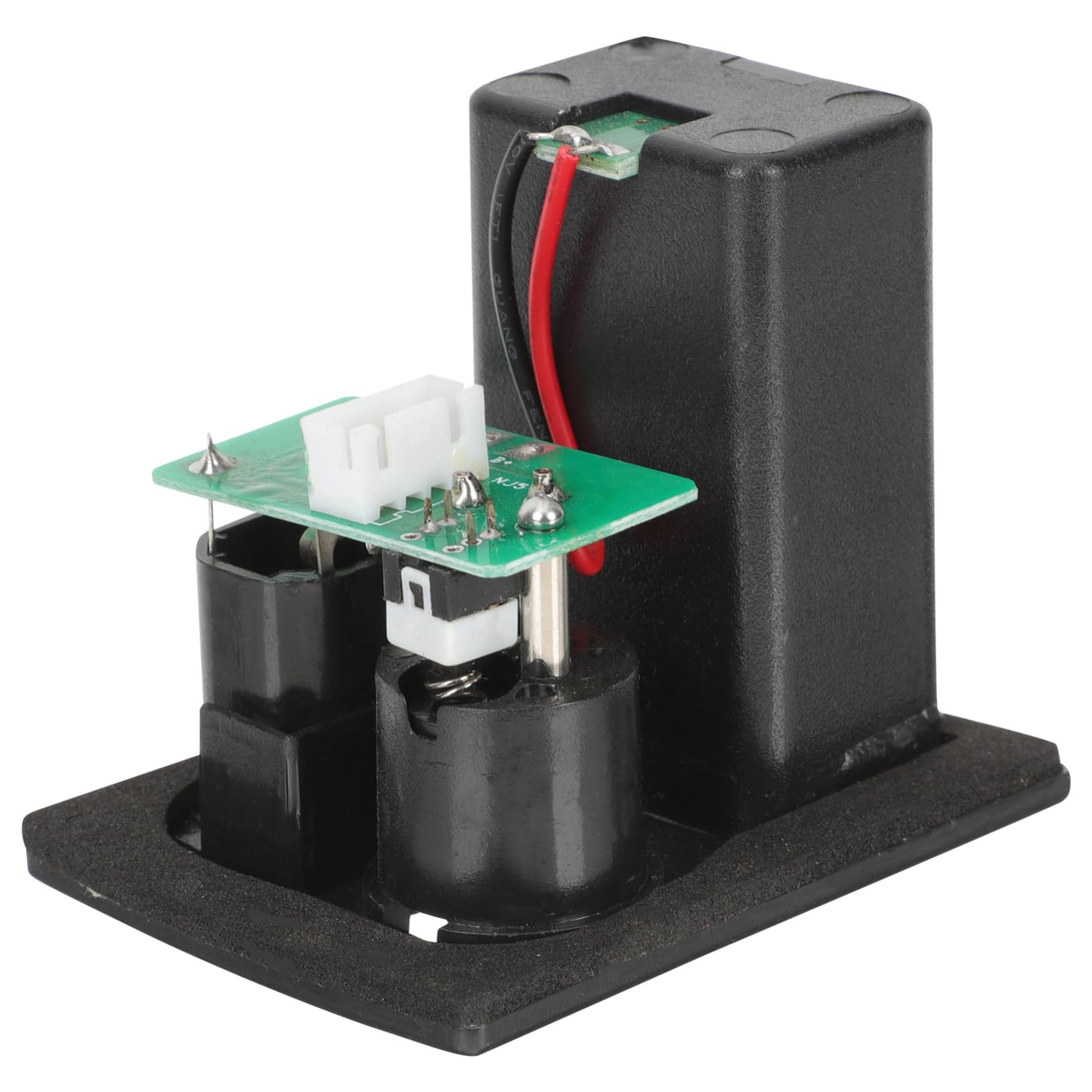 GOOHOCHY Guitar Pickup Battery Box Plastic Holder for 9v Battery to Open Sturdy Construction