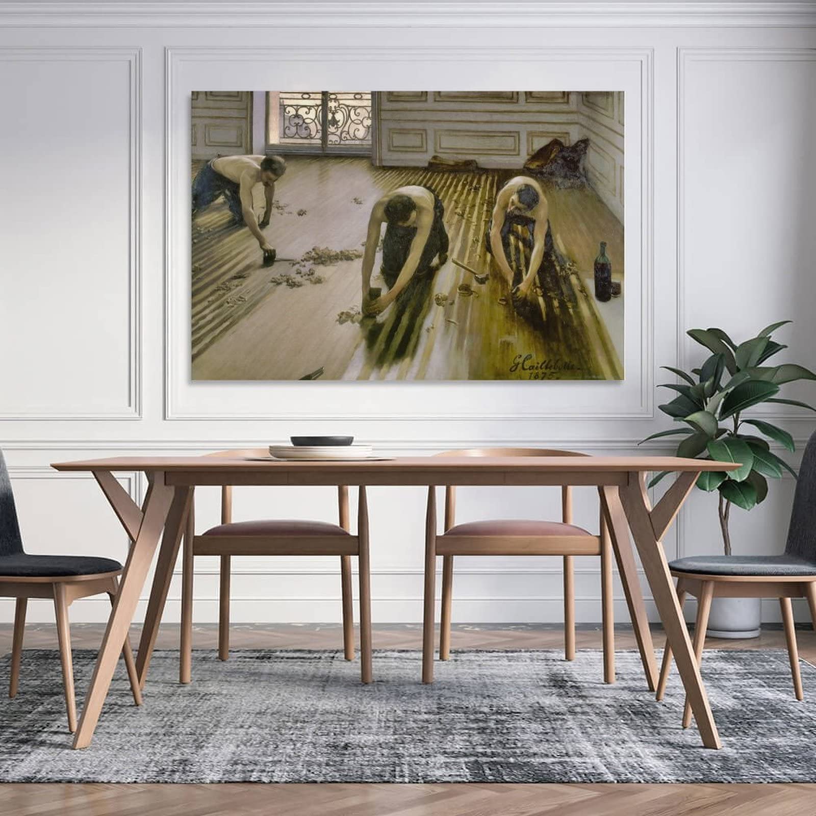 CAILLEBOTTE ルノアール ポスター 1965年 額縁 Amazon.co.jp: ポスター印象派の画家Gustave Caillebotte