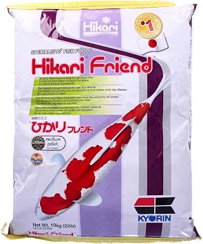HIKARI Friend Koi Food - بيليه متوسط، دجاج، 10 كجم