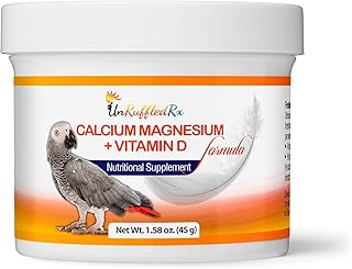 UnRuffledRx™ Bird Calcium Plus: Essential Supplement with Magnesium and Vitamin D3
