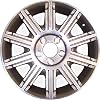 ALY03635U10 Silver Wheel with Machined and Meets All Federal Motor Safety Standards 17 x 7. inches 5 x 114 mm, 54 mm Offset