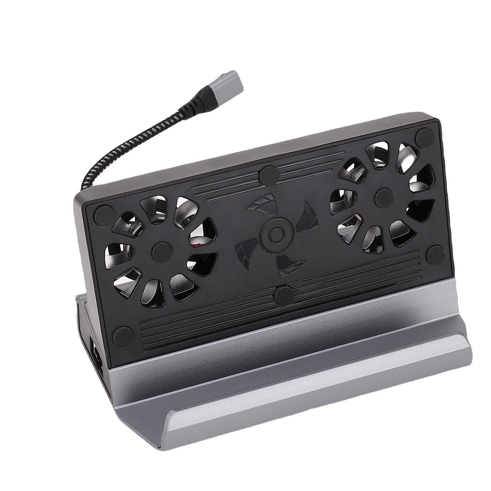 Fabater Docking Station 9 in 1 Adatta per Steam Deck HD 4K a 60 Hz PD 100 W Doppie Ventole di Raffreddamento per gli Appassionati di Giochi