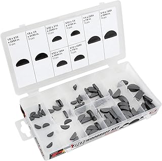 Performance Tool W5343 80Pc Woodruff Key Assortment SAE, Grey