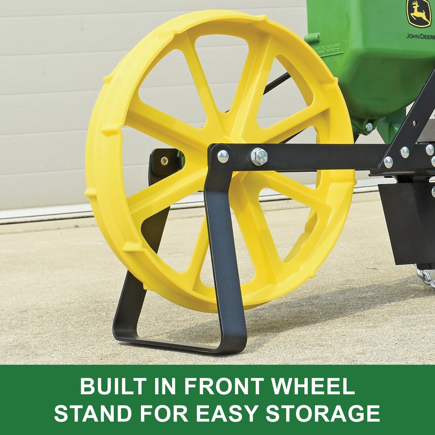 John Deere 3lb Garden Seeder with 7 Seed Plates, Sweet Corn Planter for use in Prepared Soil