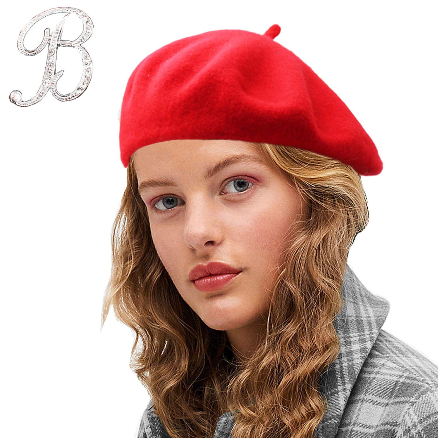 Sydbecswool Beret Hats For Women Ladies Girls French Barret Hat