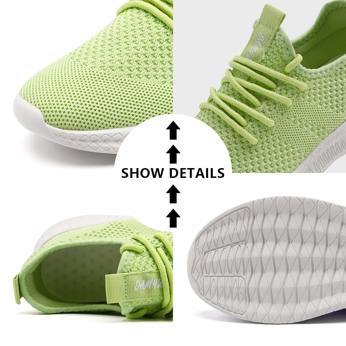 EGMPDA Damen Walkingschuhe Laufschuhe Wanderschuhe Sneaker Sport Trekking Turnschuhe Workout Jogging Outdoor Running Straßenlaufschuhe Freizeit Damen Leichtgewichts Atmungsaktiv Schuhe