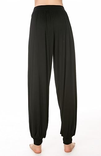 Miniatura 9 de Lanmay - Pantalones de algodón para mujer elásticos suaves para yoga deportes