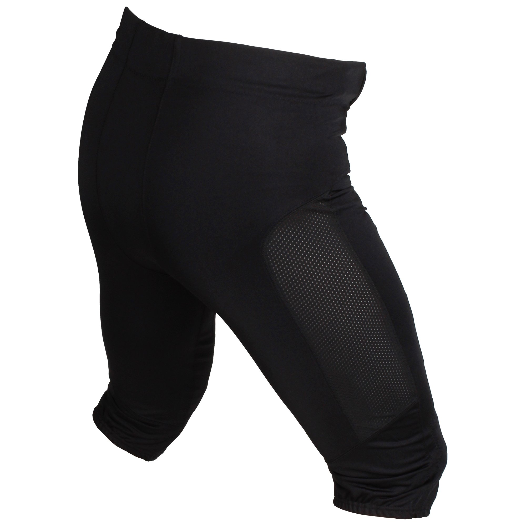 Football Hose Elite Gamepants No Fly (mit breitem Gürtel) - schwarz M