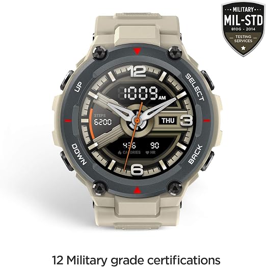Amazfit T-Rex Reloj Inteligente Caqui AMOLED 3,3 cm (1.3\