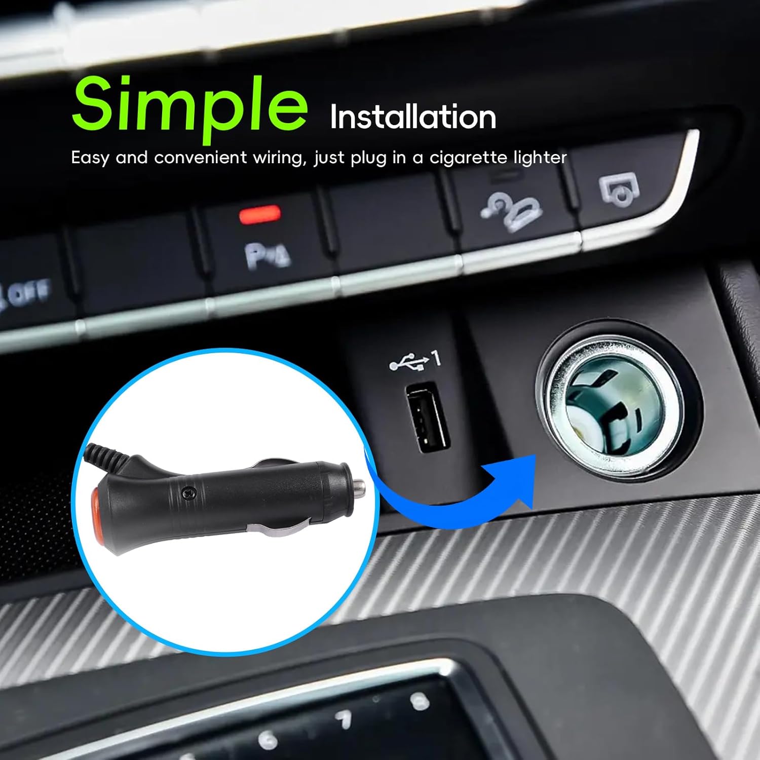 Backup Camera for Truck Car IP68 Waterproof Night Vision DIY Grid Lines for Car RVs Trucks Tractors Bus Semi-Trailers