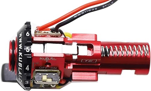 Miniatura 3 de Tactical PRO AEG Hop up Aluminio Cámara LED para M Serie Airsoft Ver.2 Accesorio (Rojo)