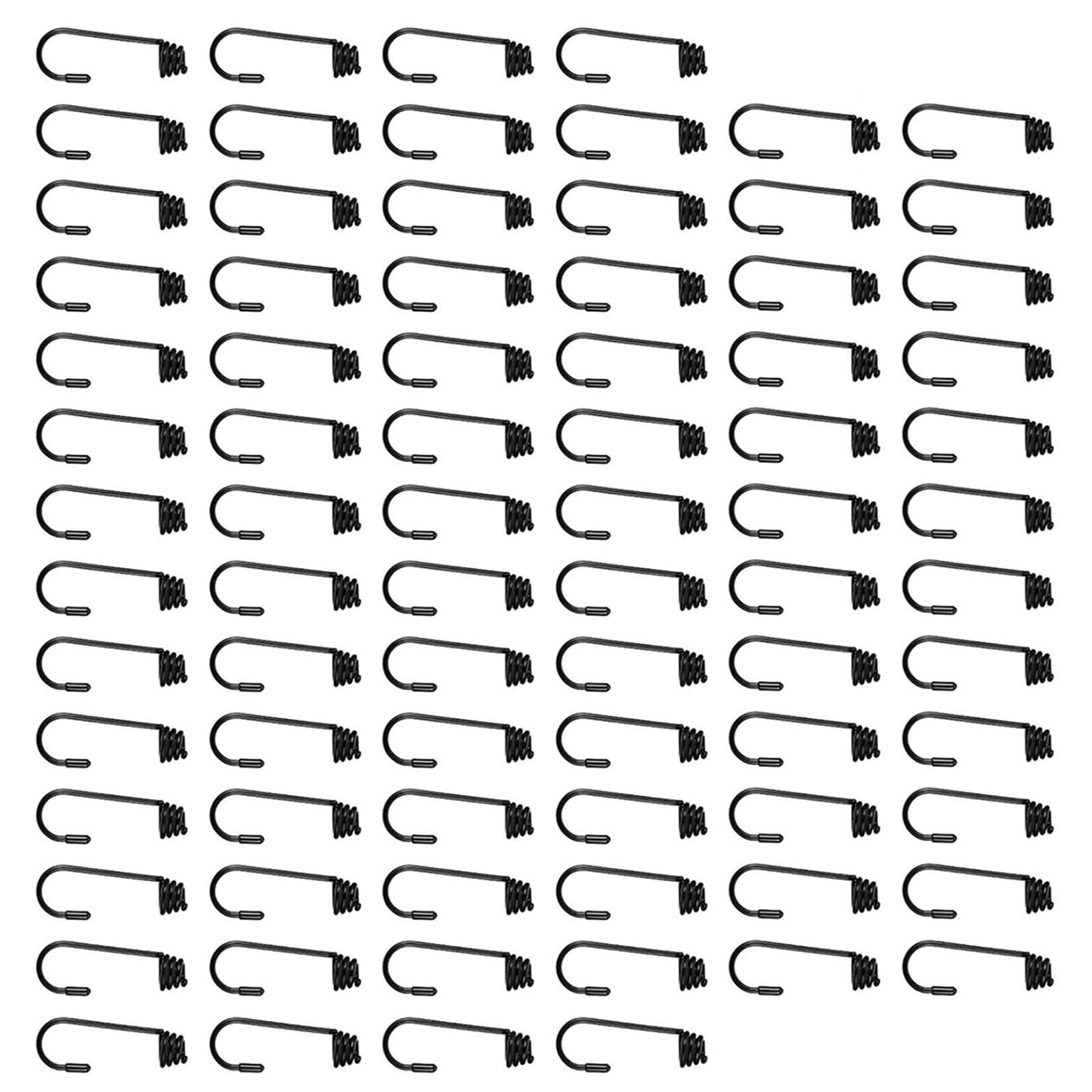 Accessoires de camping transportables en métal pour fixation bâche et pinces de tente x80