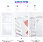 15 PCS Clear Plastic Drawer Organizer Set - 4 Sizes Makeup Organizer Desk Drawer Divider Bathroom Organizers and Storage Bins for Makeup, Jewelry, Gadgets, Office, Kitchen, Bedroom, Bathroom