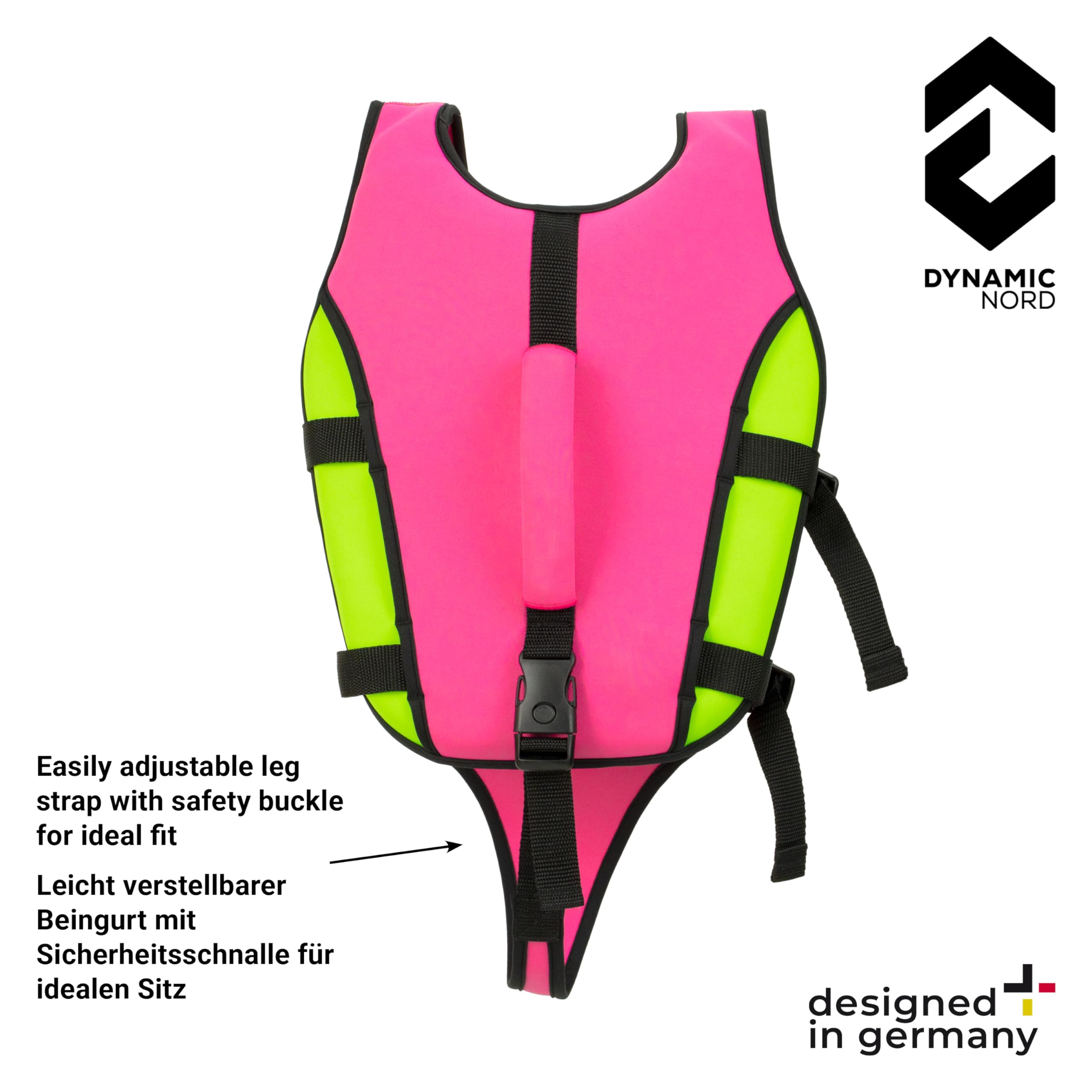 Swim Vest – Progettato in Germania - Giubbotto da Nuoto in Neoprene per Bambini, Ausilio al nuoto per 15-19 kg e 19-30 kg per un nuoto sicuro, aiuto al galleggiamento