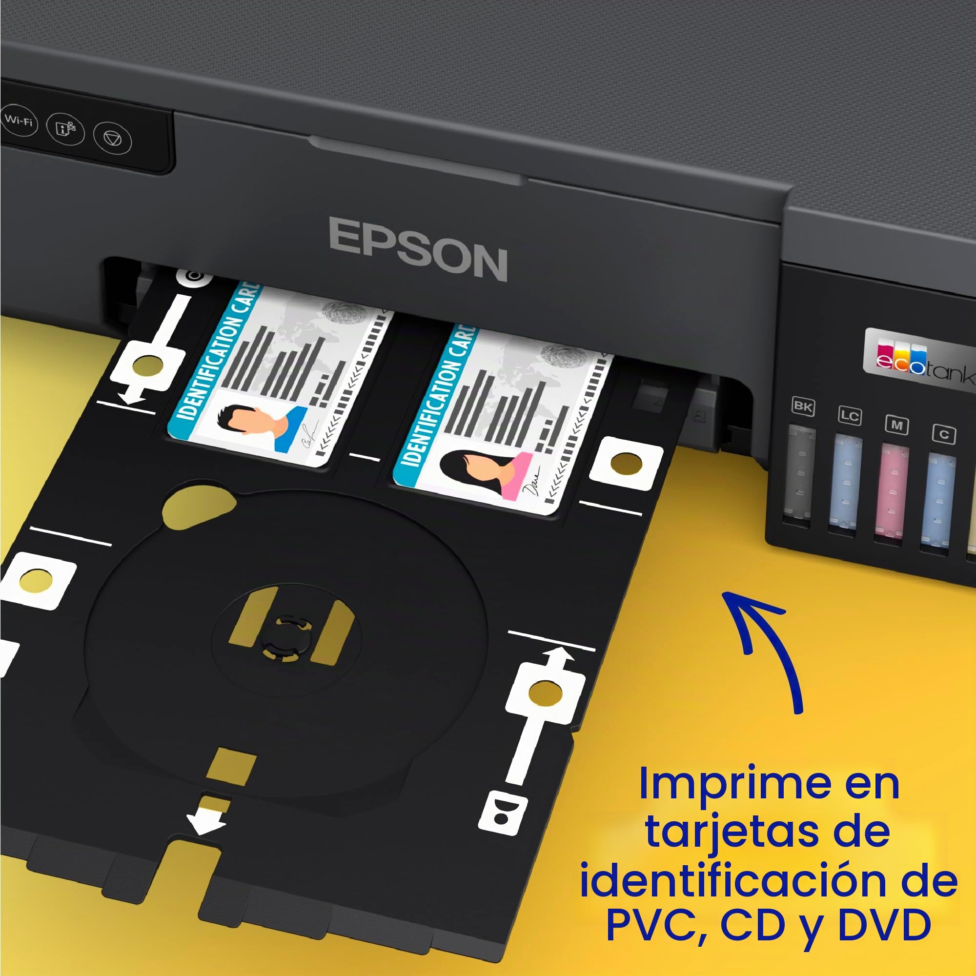 Epson EcoTank ET-18100 ET 18100 ET18100 Impresora Color para inyección de Tinta Its A3 5760 x 1440 ppm hasta 8 ppm (Mono) / hasta 8 ppm (Color) Capacidad: 80 Hojas - USB, Wi-Fi