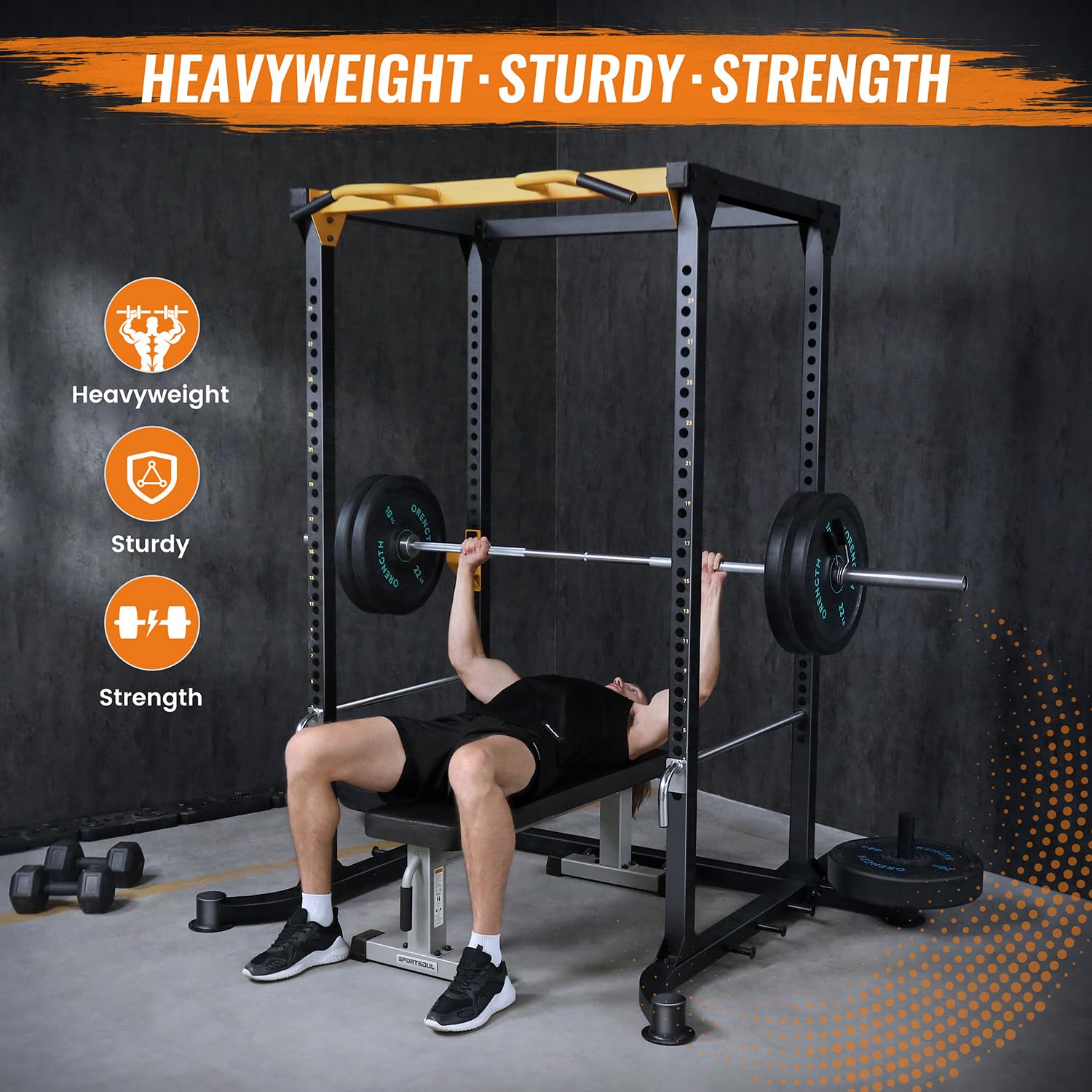 Squat Rack Power Cage, 82