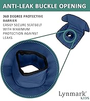 Vista 4 de Lynmark Funda protectora para asiento de automóvil para entrenamiento de orinal - Almohadillas suaves impermeables para niños pequeños y asiento