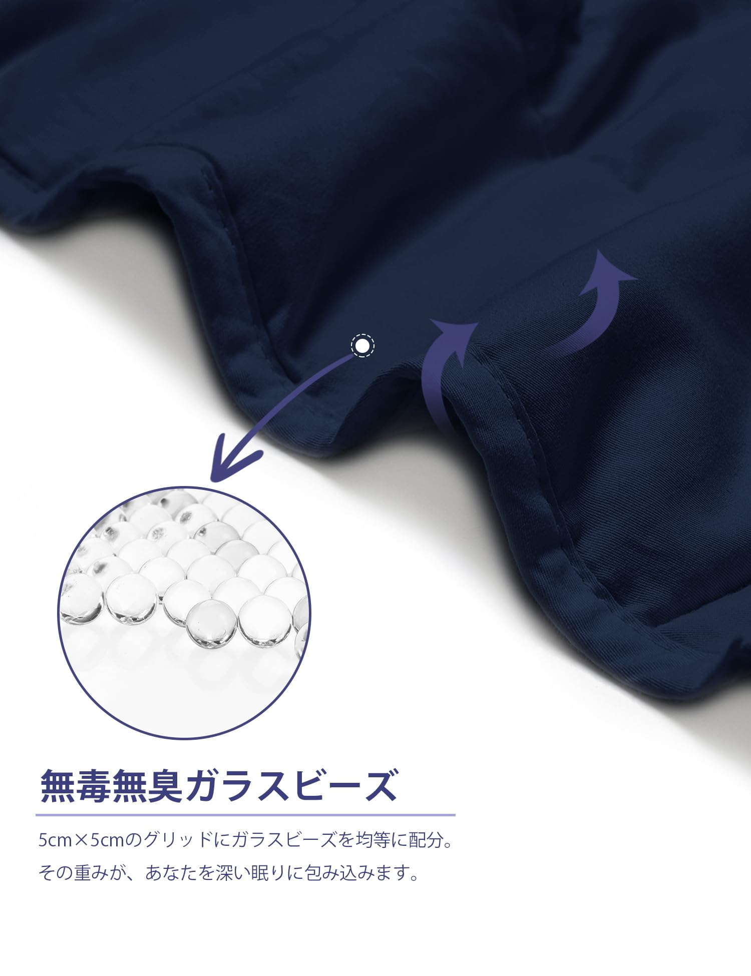 Amazon｜YnM ウェイトブランケット 加重ブランケット 重力ブランケット