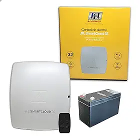 Central De Alarme Smartcloud 32 Ethernet Integrado Com Bateria 12v