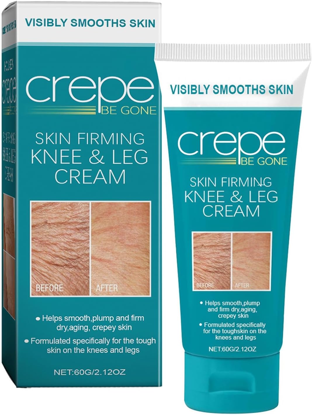 60g Skin Firming Cream for Knee & Leg, Collagen Cream Skin Care Moisturizer For All Skin Types