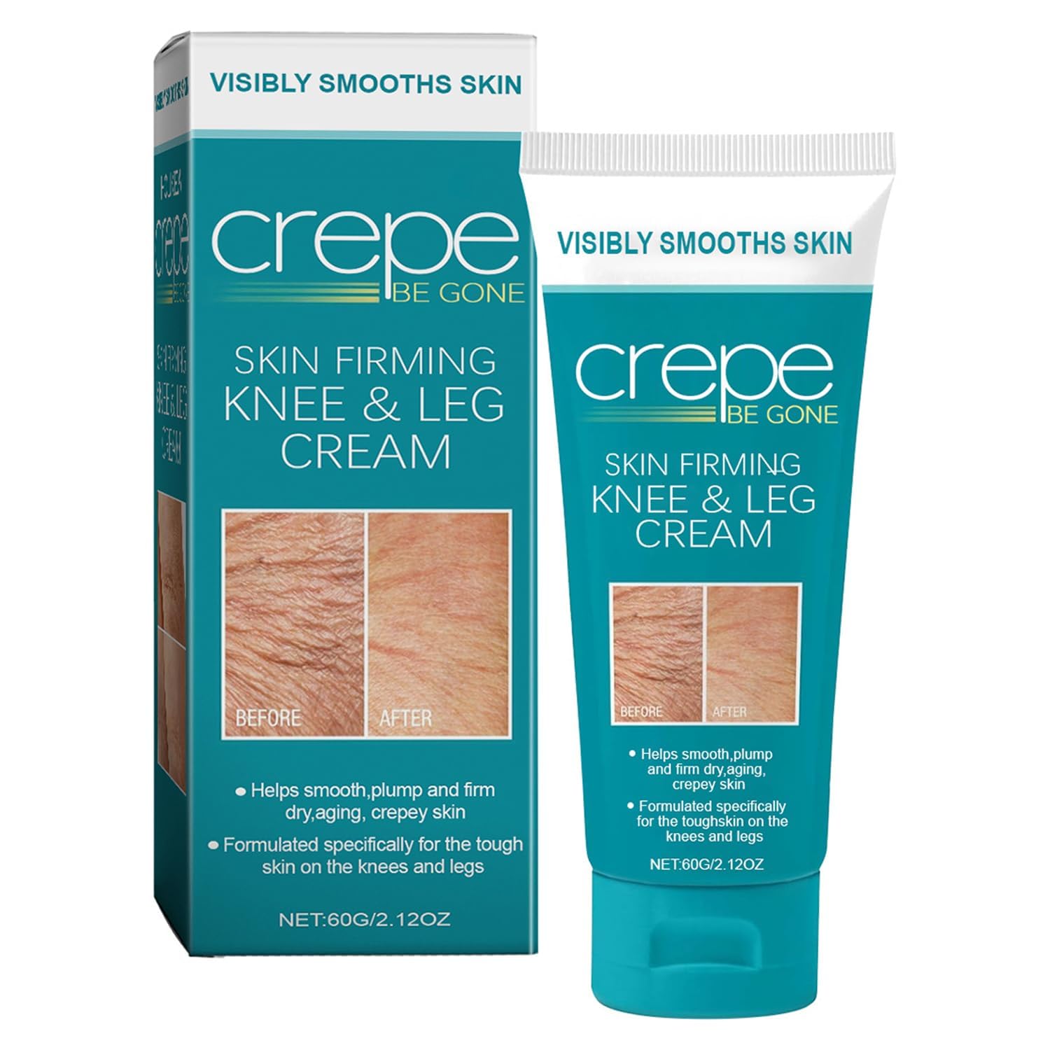 60g Skin Firming Cream for Knee & Leg, Collagen Cream Skin Care Moisturizer For All Skin Types