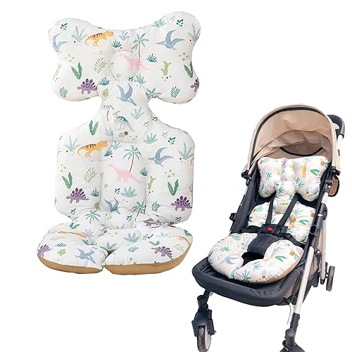StoHua Cojín de apoyo para la cabeza del asiento de automóvil para bebé, inserto de asiento universal para silla de empuje, almohadilla de asiento
