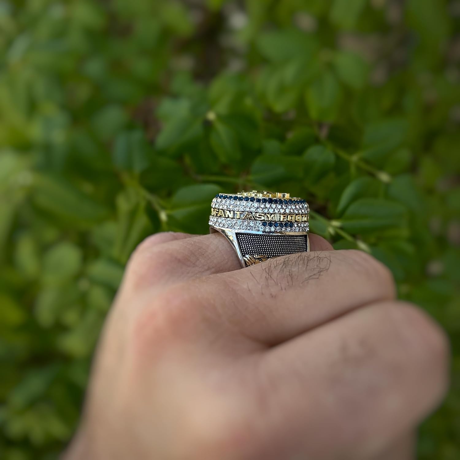 Legacy Rings 2005-2021 Massive Fantasy Football Championship Trophy Ring | Gold Silver Tone Plated Award 2006, 2007, 2008, 2009, 2010, 2011, 2012, 2013, 2014, 2015, 2016, 2017, 2018, 2019, 2020,