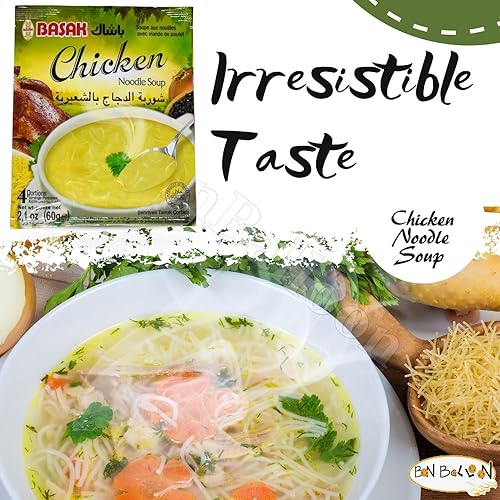 Miniatura 6 de Basak Sopa de fideos de pollo Mezcla de especias Condimento Pollo aves de corral Baharat Oriente Medio Oriente Árabe Golfo Árabe Hierbas Hierbas