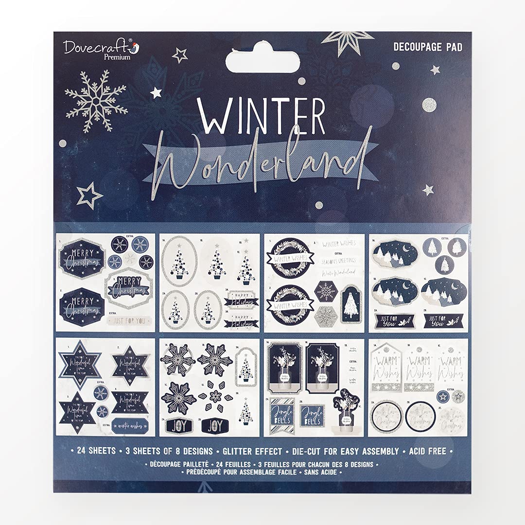 Dovecraft Multi Sweet Sensations Fsc 8X8 Decoupage Pad, One Size