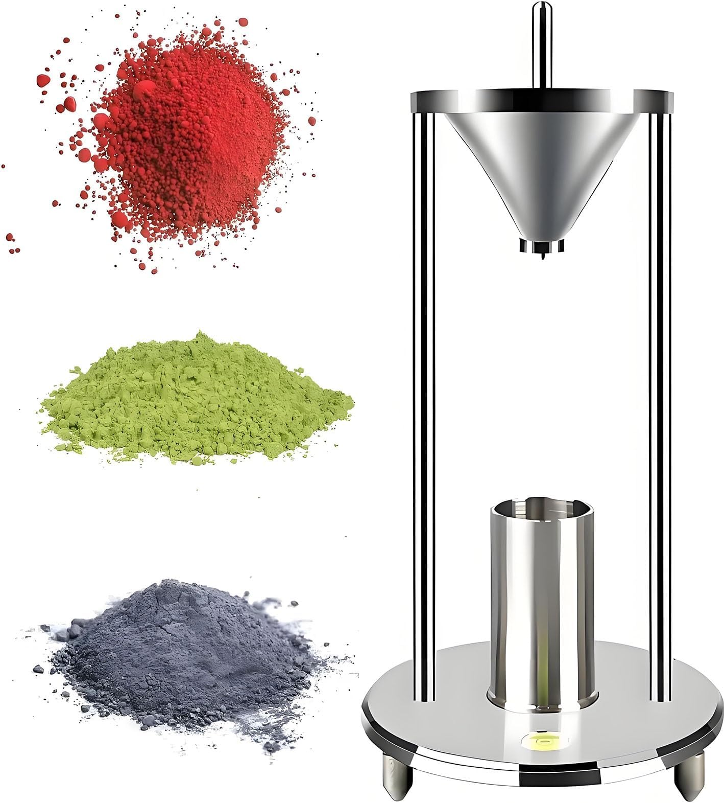 Chemical Powder Bulk Density Meter/natural Bulk Density Meter/variational Funnel Method,12.7mm Funnel Aperture Diameter,with 100ml Measuring Cup