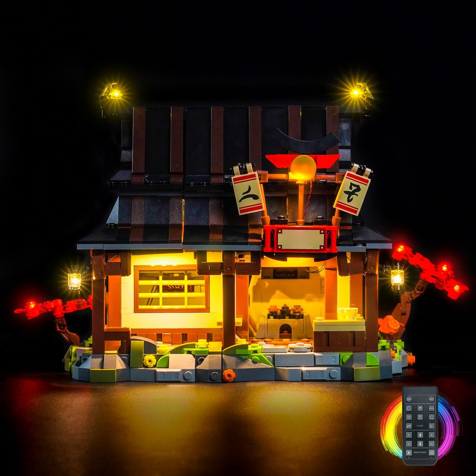 LocoLee Led Light Set Compatible with Lego 71858 Four Weapons Blacksmith 15th Anniversary Led Decoration Lighting Kit Compatible with Lego 71858 Building Blocks Model,Only Lights Set,No Model - Image 4