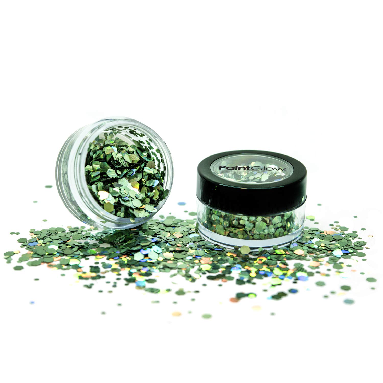 PaintGlowHolographic Chunky Glitter Green Envy 3g