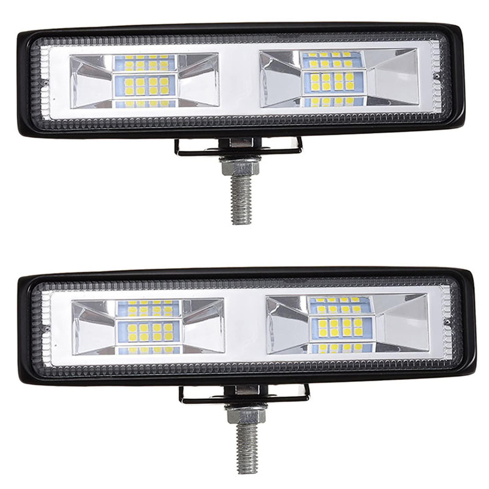 Feilante LED 作業灯 バックライト ワークライト ライトバー led 車 12v-24v用 48w 2000LM IP67防水 ledライト タイヤ灯 車幅灯 前照灯 各種作業車に対応 前照灯２個セット