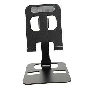 CAXUSD Desktop and Tablet Stand Foldable Bracket for Home Office -Skid Design Portable Support for and Tablets for