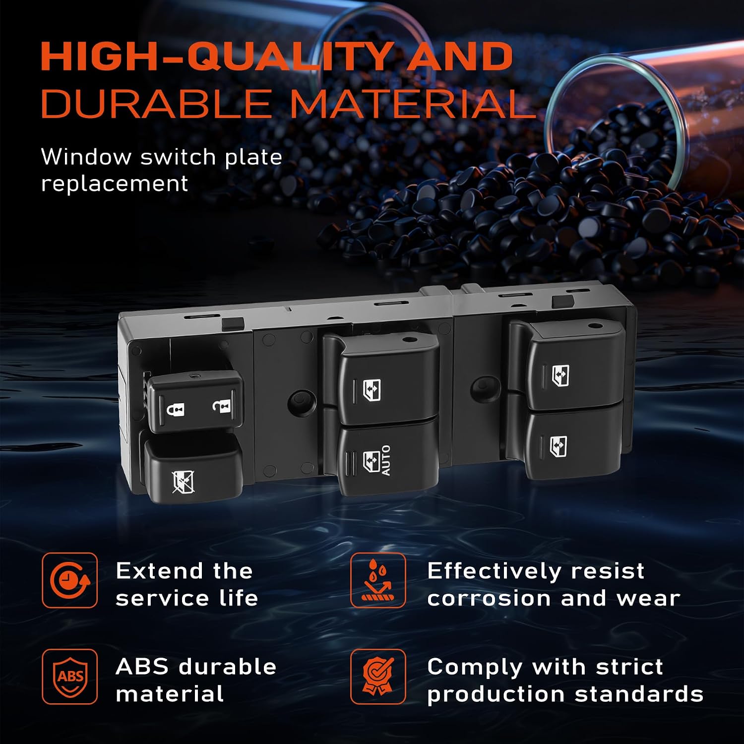 83071-SG040 Power Window Switch Compatible with 2014-2016 Subaru Forester Accessories Front Left Driver Side Replace 83071SG040