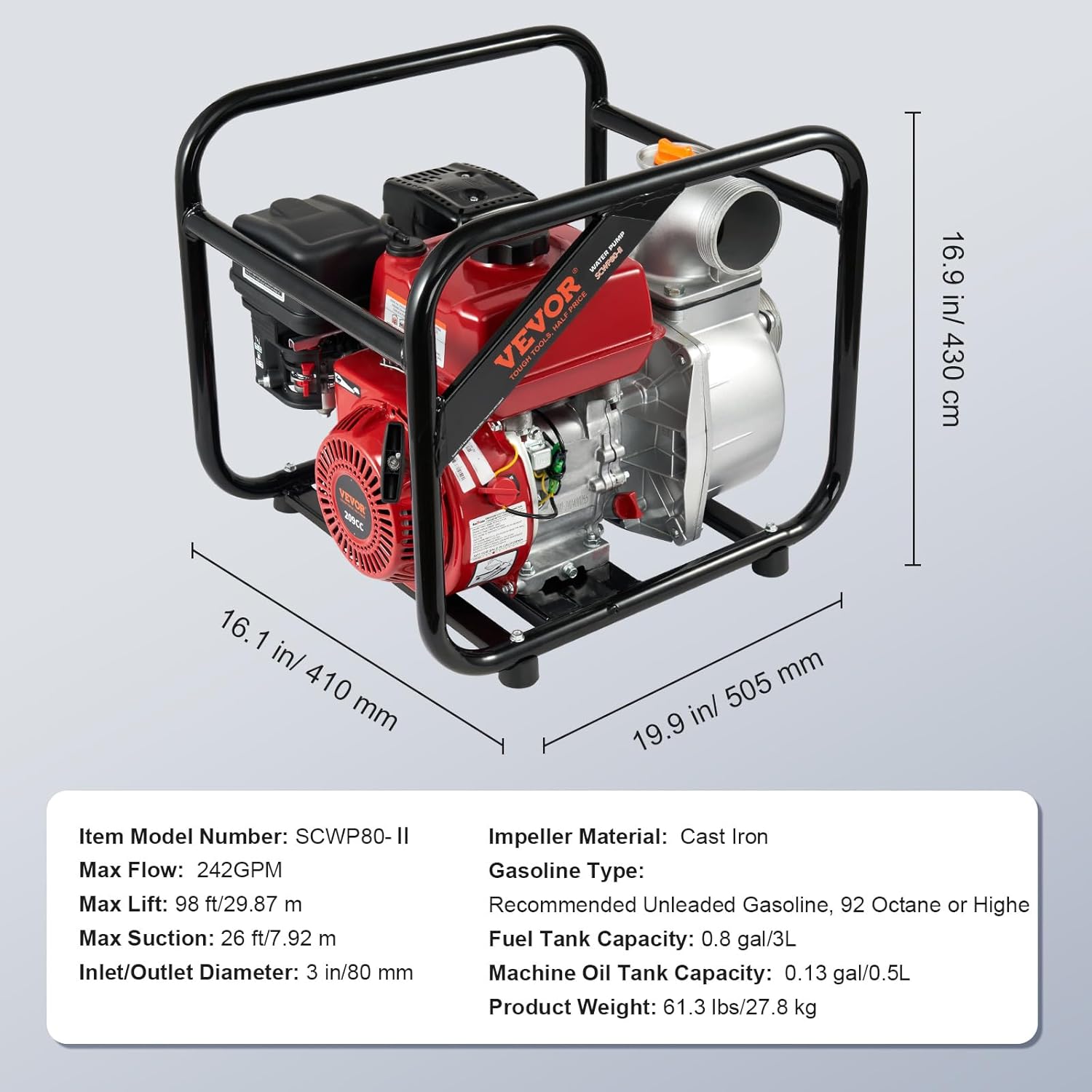 Adding engine oil to the VEVOR pump