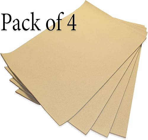 Miniatura 2 de Rehabilitation Advantage Relleno de espuma de policojín adhesivo de 1/8 pulgadas x 18 pulgadas x 24 pulgadas, juego de 4