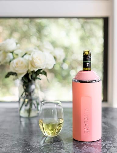 Miniatura 64 de Vinglacé Recipiente aislante para vino de acero inoxidable Negro -,Coral,marino,Rosa,Sea Glass,Blanco,Azul fresco,Cobre,Evergreen,Grafito,Oro