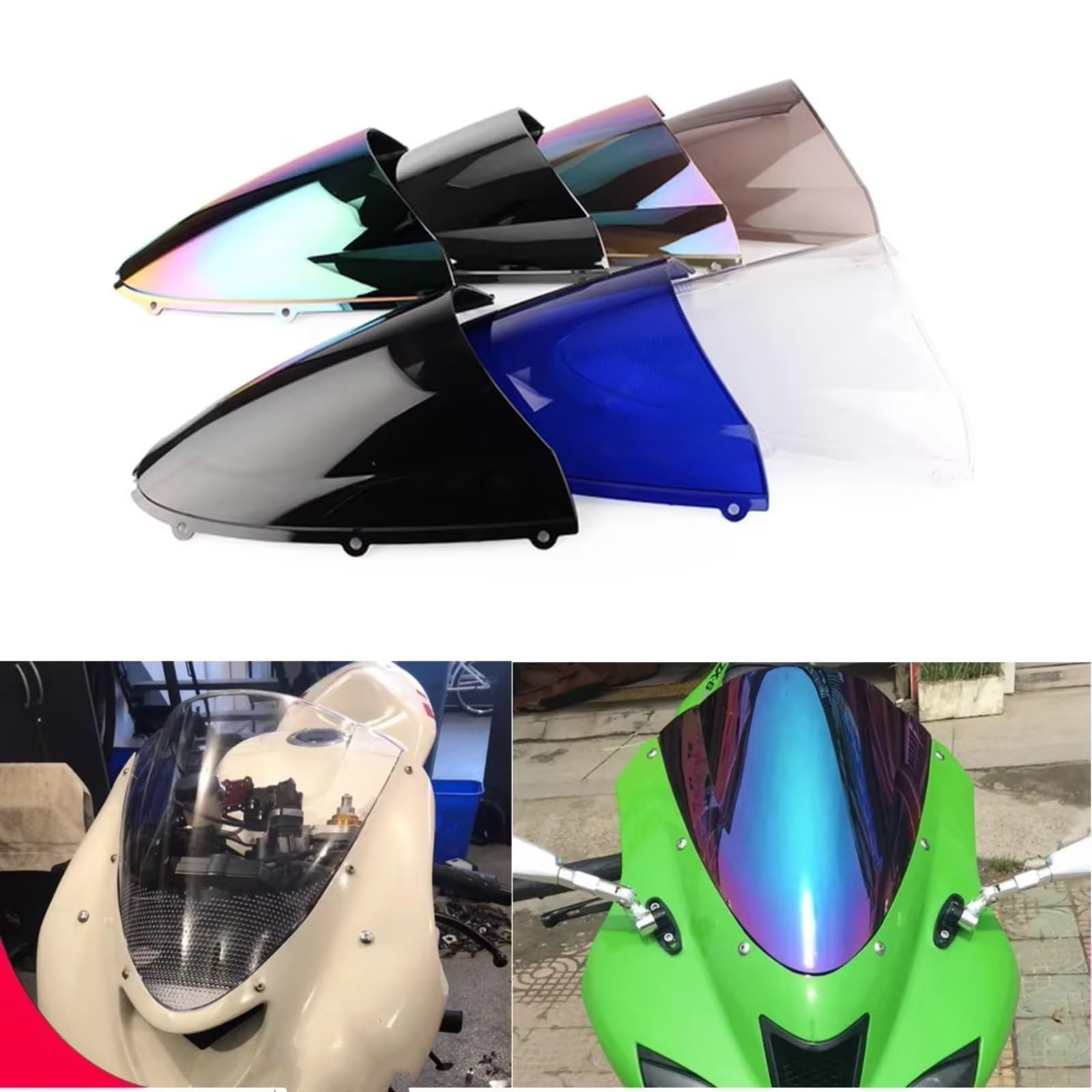 Amazon | オートバイ用風防 For Ninja For ZX-6R 636 2005 2006