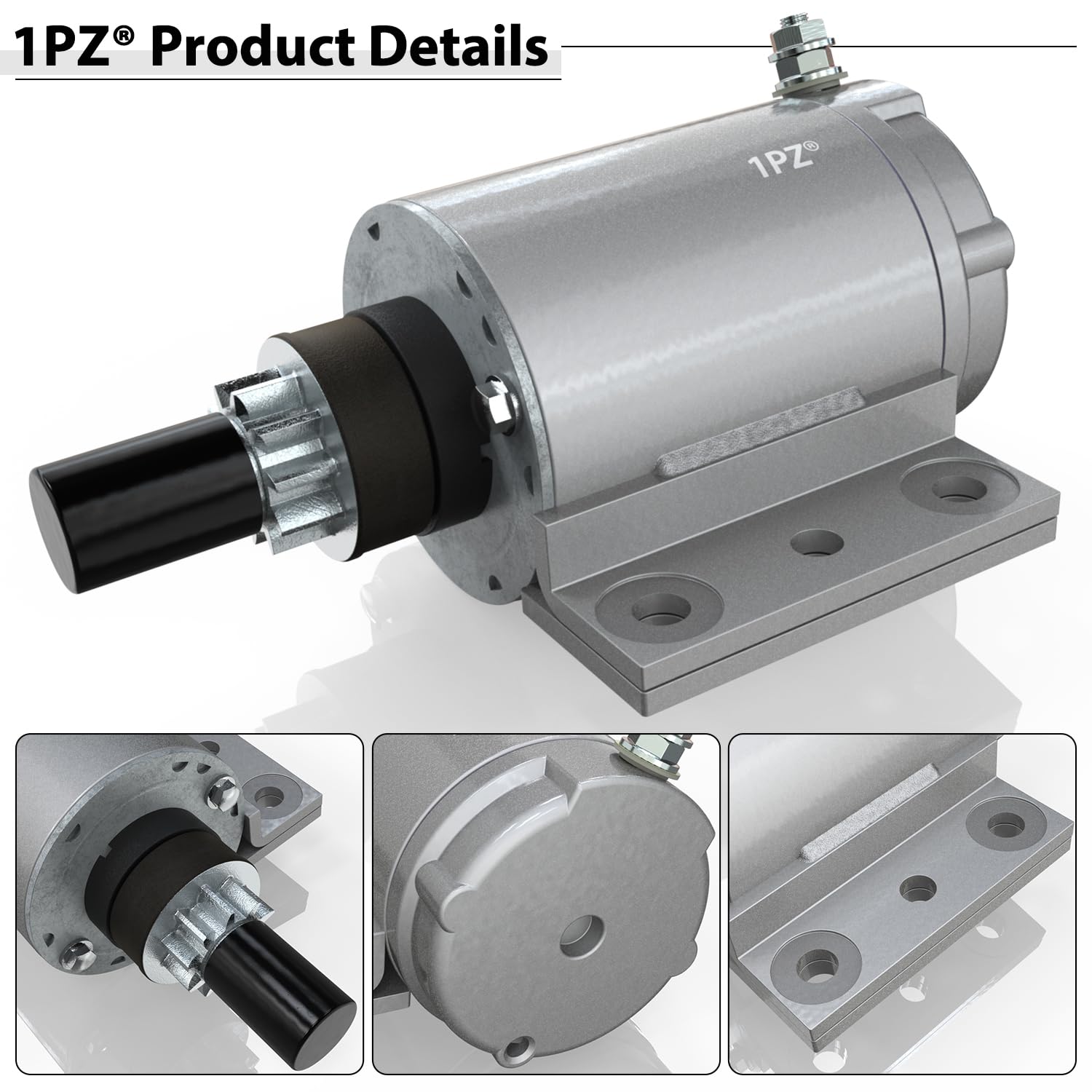 1PZ KK2-ST4 Démarreur de rechange pour Kohler K241 K301 K341 pour John Deere Lawn Tractor Loader 1985-1987 AM31568 AM32789 AM34248 AM3424B AM34888 AM37032 AM37869 AMJ7866 9 SAB0043 41021013 41021084