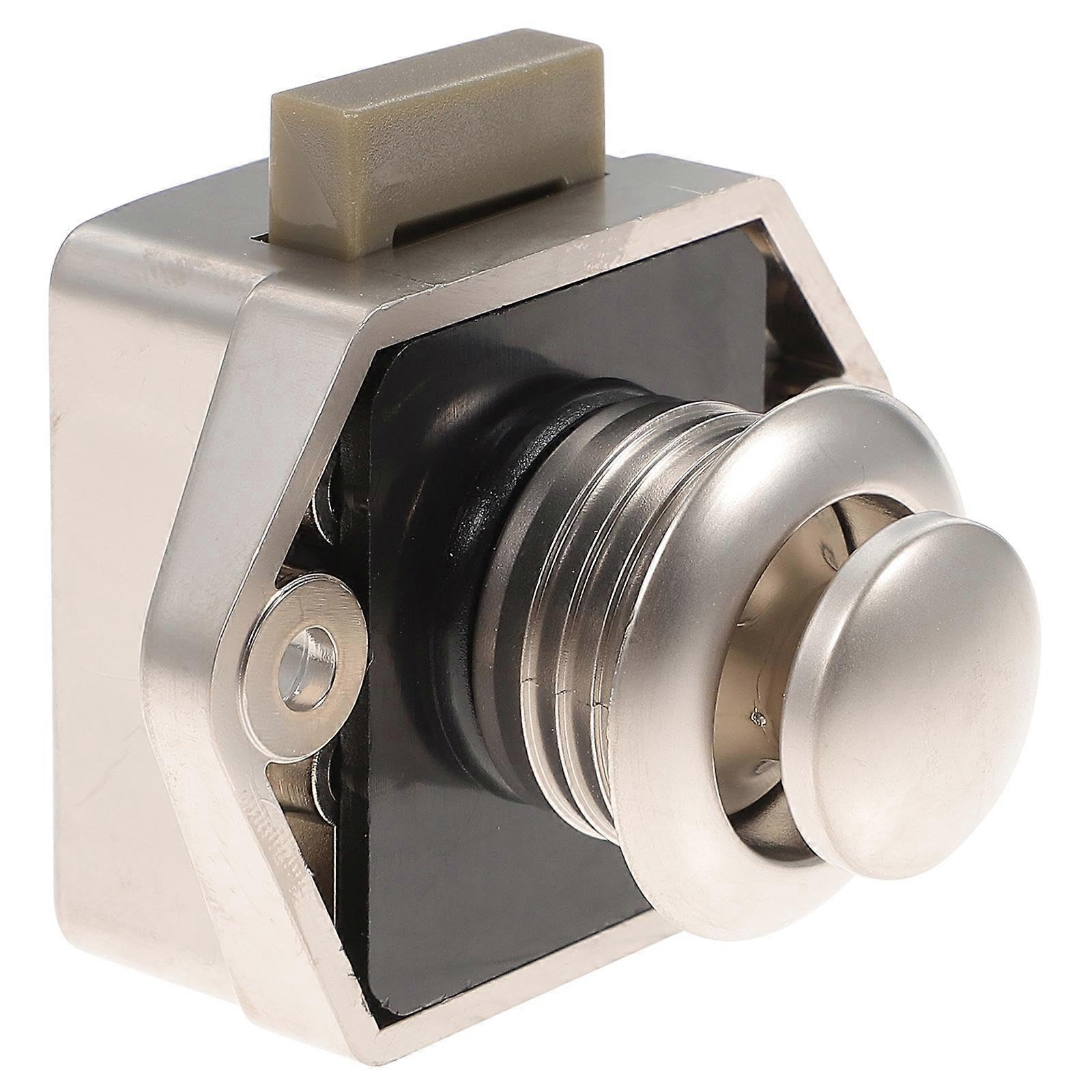 Joyhappst Image Color Push Button Latch Cupboard Latch Lock Plating Drawer Cabinet Latch Lock
