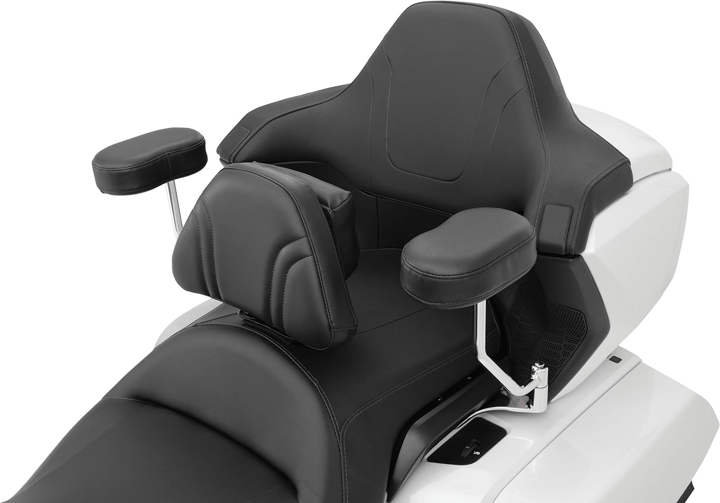 Show Chrome Accessories 52-926 2 Deluxe Chrome Armrest For Honda GL1800 2018