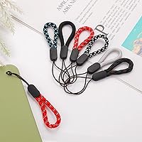 Vista 7 de cobee Correa de muñeca pequeña, 4.72 pulgadas para ajustar el dedo para el cuello, correa de mano de nailon, cordón portátil para el dedo